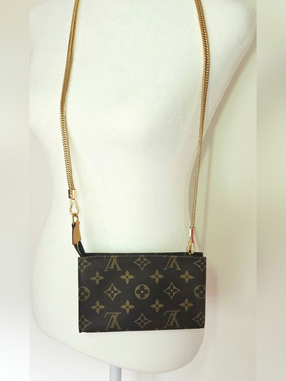 Authentic Louis Vuitton Monogram Pouch - Picture 7 of 13